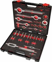 Набор метчиков и плашек UNF 1/4"-1" HSS-G Master-Tool 1014901010006, 37 предметов