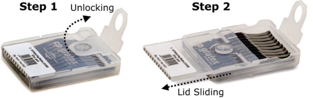 Фаскосниматель 2,6 мм Type-P HEX 9,5 мм CP Gratex 31111, 11 предметов - фото