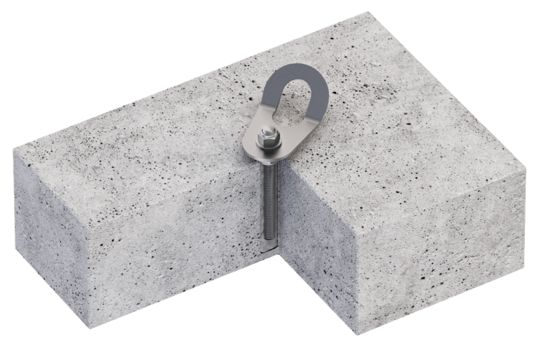 Анкер резьбовой с проушиной Holz AOS, нержавеющая сталь А2 - фото