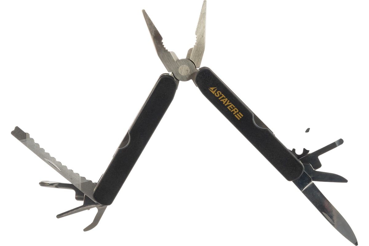 Инструмент многофункциональный мультитул 11 в 1 Standard Stayer 22855 - фото