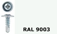 Саморез-клоп с буром 4,2х41 окрашенный, RAL 9003 (сигнальный белый), 15 кг