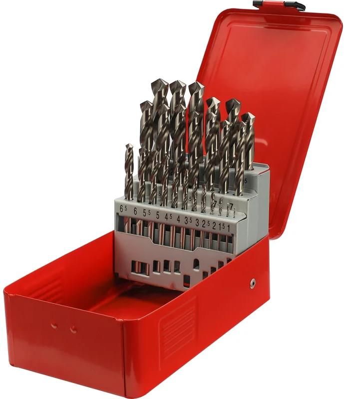 Набор сверл по металлу 1-13 мм HSS-G 118° DIN 338 Pro H-Tools 214215PRO, 25 шт - фото