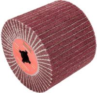 Изображение товара Барабан ламельный комбинированный 120х100 Р240 посадка 19 мм тип R (бордо) Messer 11-57-027