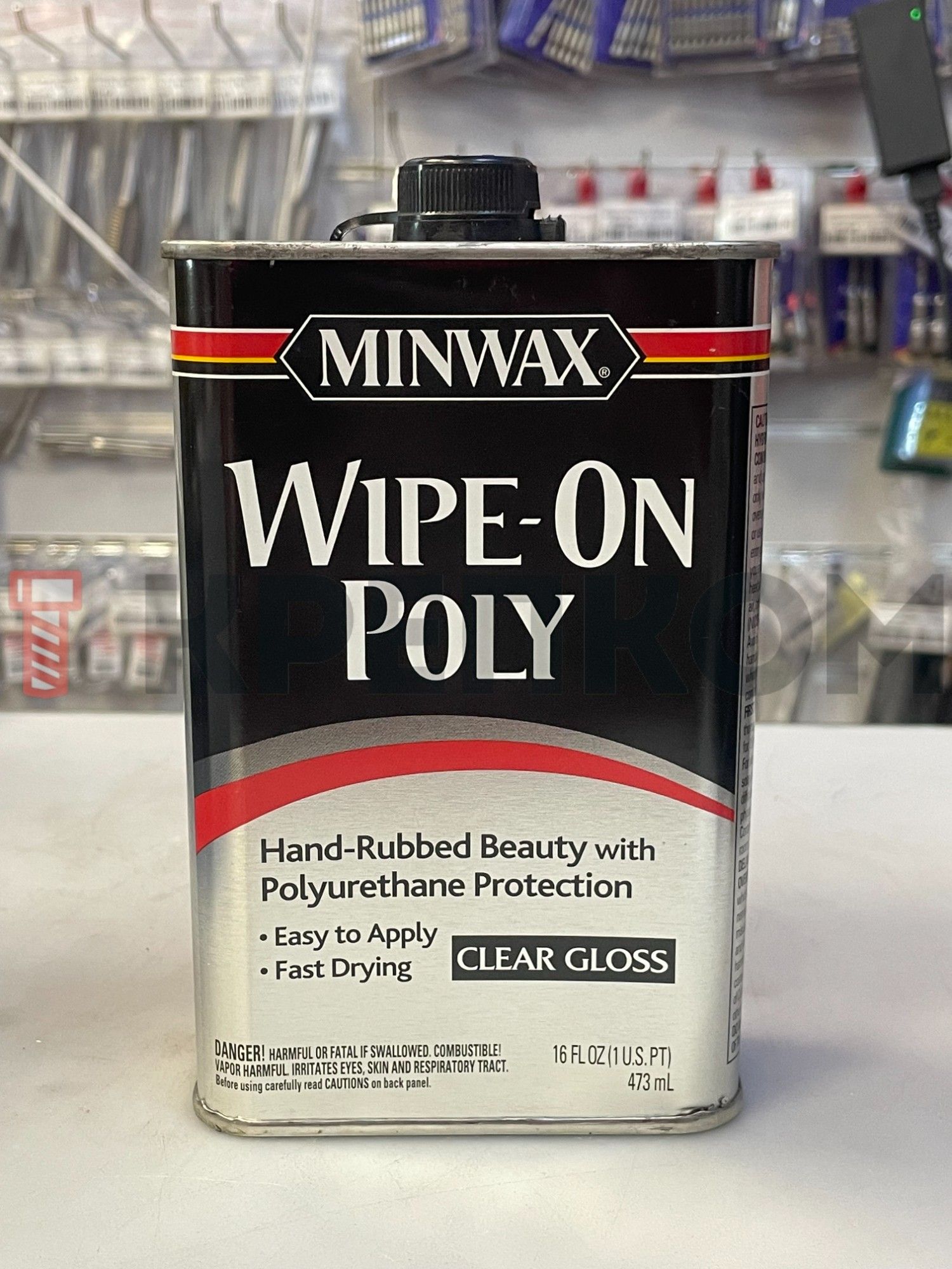 Защитное покрытие глянцевое Minwax Wipe-On Poly 473 мл 4090 - фото