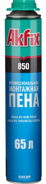 Изображение товара Профессиональная монтажная пена Akfix 850 FA007 850 мл для изоляции и герметизации