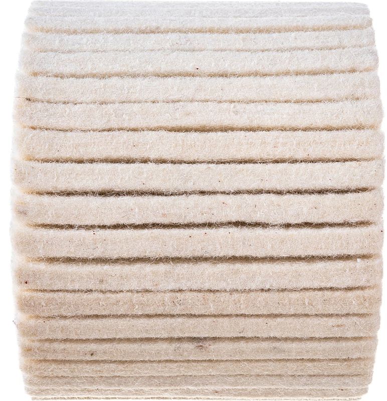 Барабан полировальный 120х100 посадка 19 мм фетровый Messer 11-57-017 - фото