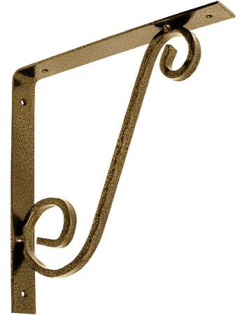 Кронштейн для полок фигурный 225х225 мм Домарт модель 16, цвета в ассортименте - фото