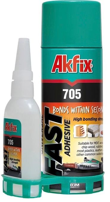Набор для экспресс склеивания Akfix 705 (50 гр+200 мл) - фото