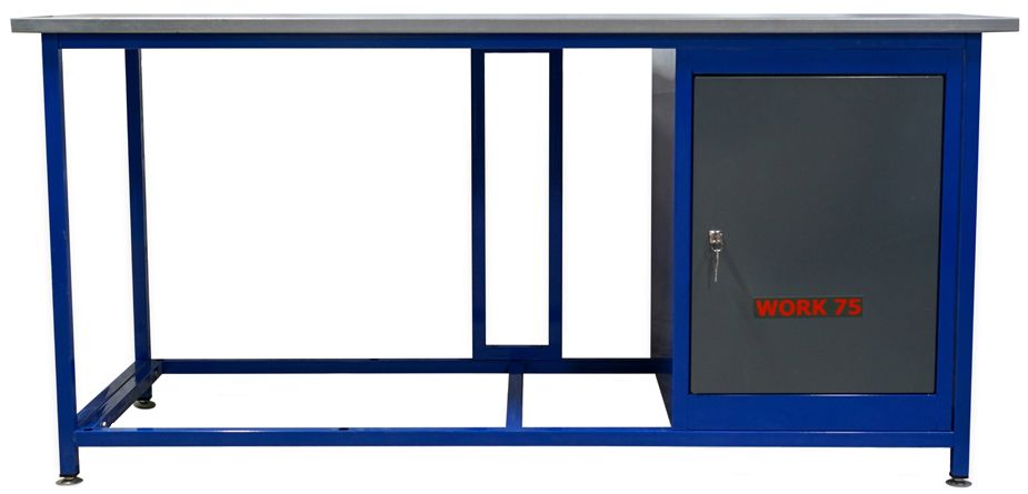 Изображение товара Верстак с тумбой КМК Work 75 WK1800(Т0), металлический, рабочая станция