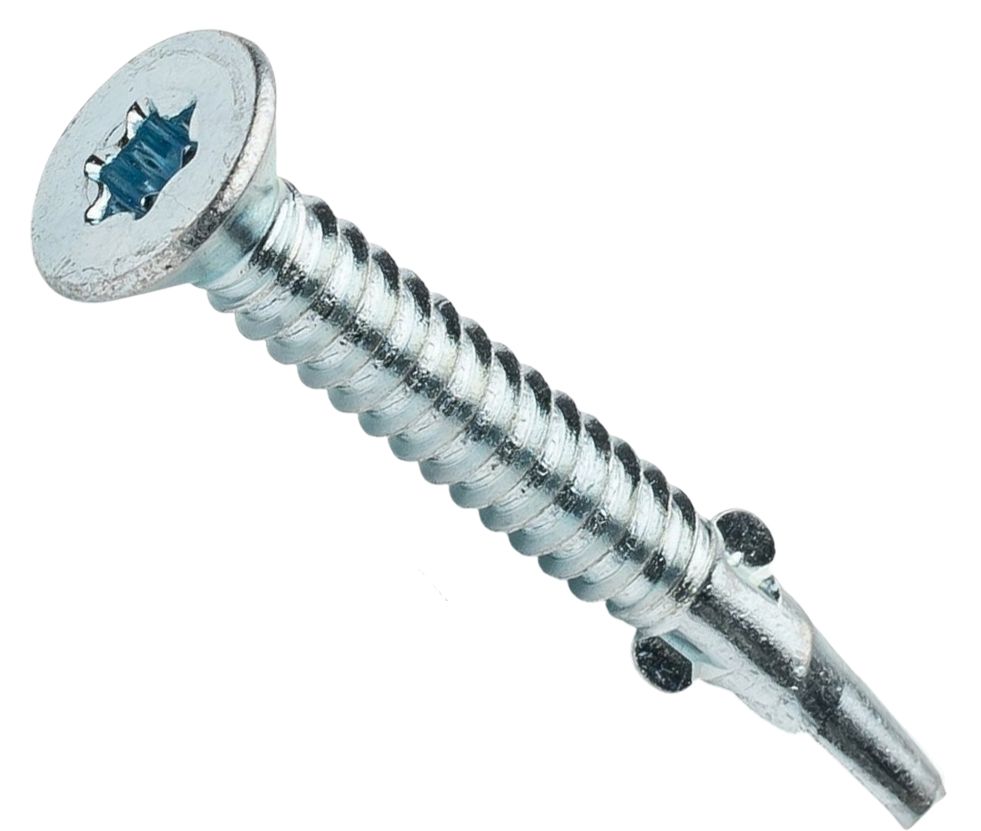Саморез дерево-металл 5,5х50 мм, шлиц T30 Flugel Himtex, оцинкованная сталь - фото