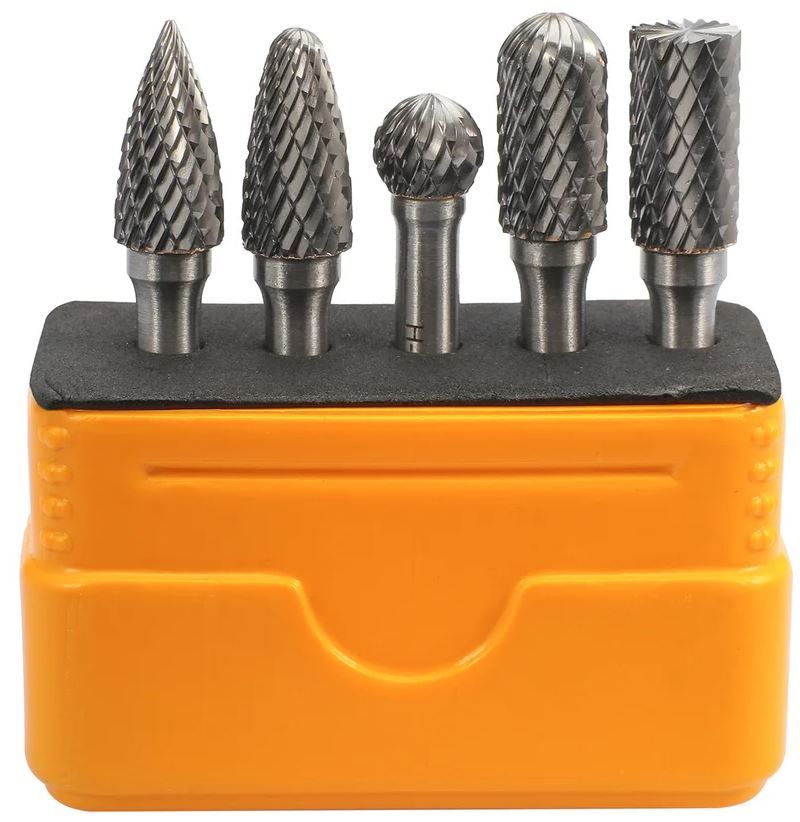 Набор борфрез твердосплавных 10 мм Mini-Box H-Tools 116004HT,  5 шт - фото
