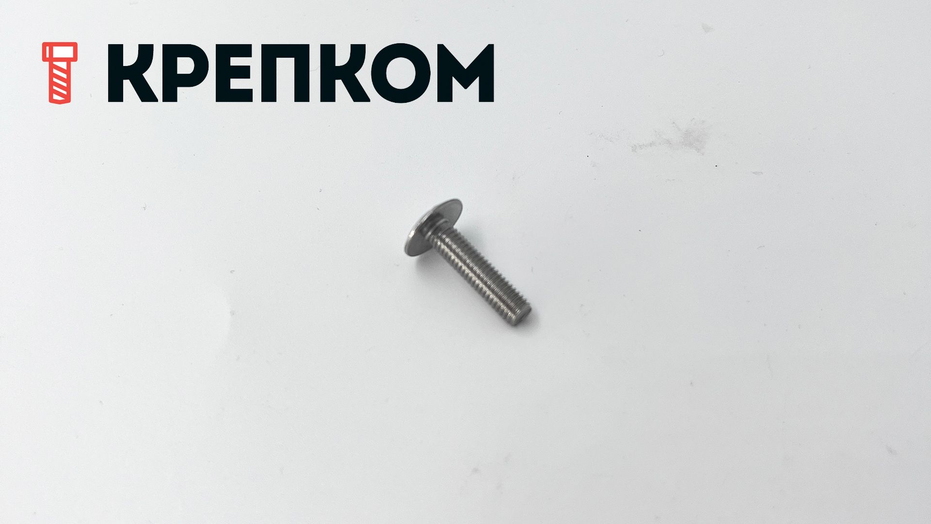 Винт мебельный М5х20 NF E 27-128 (art 9056), нержавеющая сталь А2 - фото