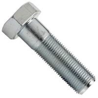 Болт с неполной мелкой резьбой М10х1,5х120 DIN 960 (ISO 8765) класс прочности 5.6, оцинкованная сталь
