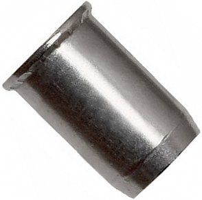 Резьбовая заклепка М4 с уменьшенным бортиком, нержавеющая сталь А2, 100 шт - фото