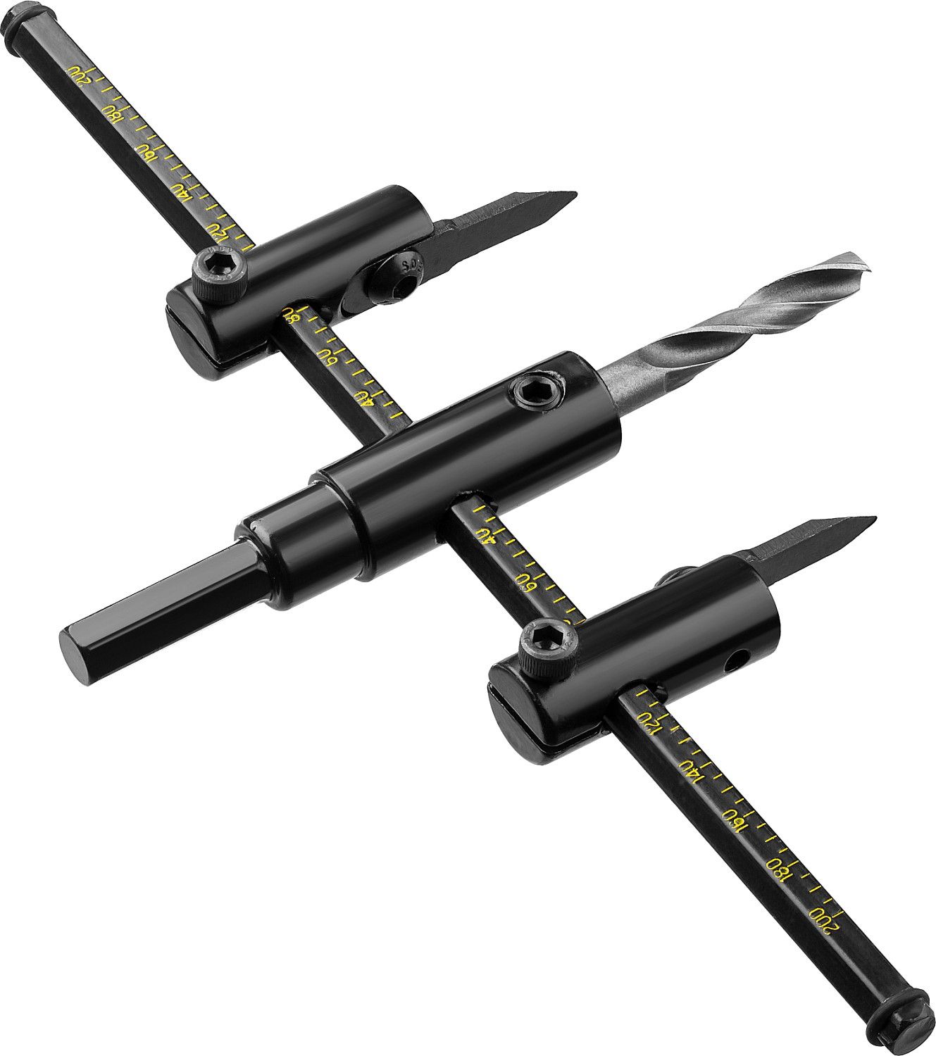 Сверло по дереву регулируемое двурезцовое Балеринка 30-120 мм Stayer 2944 - фото