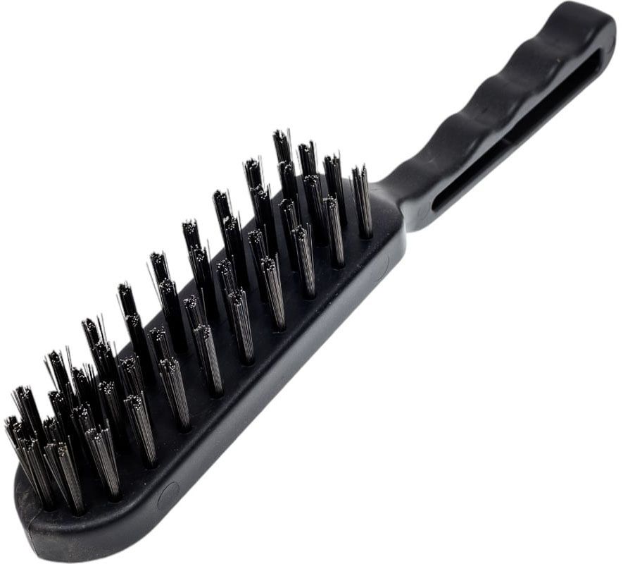 Щетка проволочная стальная с пластмассовой ручкой, 4 ряда, ЗУБР 35011-4_z01 - фото