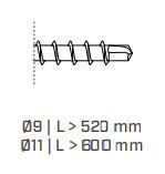 Саморез по дереву с цилиндрической головкой и полной резьбой Holz Technic VGZ, оцинкованная сталь - фото