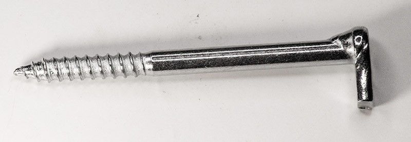 Саморез-крюк (угловой) со шлицем TORX 88143, оцинкованная сталь - фото