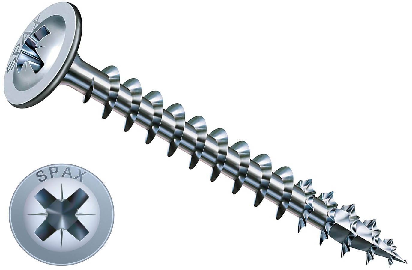 Изображение товара Саморез 4 х45 SPAX 0281010400452 с полной резьбой, прессшайбой и шлицем PZ, покрытие WIROX (1000 шт) Изображение товара Саморез 4 х45 SPAX 0281010400452 с полной резьбой, прессшайбой и шлицем PZ, покрытие WIROX (1000 шт)