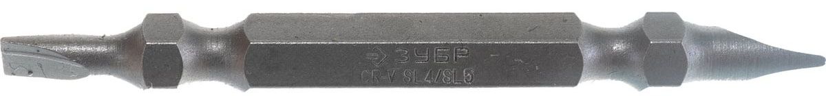 Набор бит MX-10 двусторонние ЗУБР 26089-H10, CR-V, 20 шлицов - фото