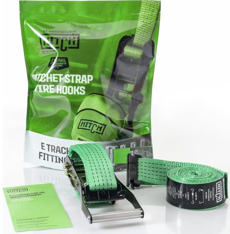 Ремень стяжной Евроборт, концевики ласточкин хвост REGULAR 50 мм STF 400 DaN 3,6 т HITCH - фото