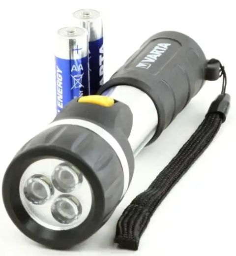 Фонарь светодиодный ручной 25 люмен 2AA Varta Led Day Light 16610101421М - фото