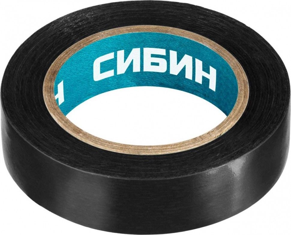Изолента ПВХ 15 мм х 10 м, 5 000 В СИБИН, цвет в ассортименте - фото