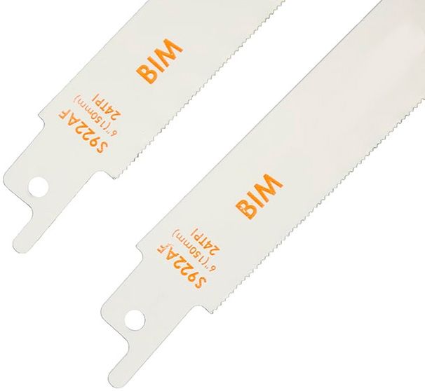 Полотно для сабельных пил 150/130 мм по листовому металлу S922AF Heller Long Life 24048, биметалл, 5 шт - фото