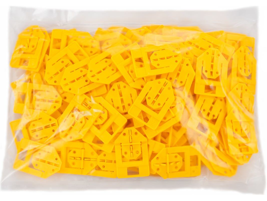 Зажим 3D+ 1,5 мм СВП Quattro (система выравнивания плитки), 100 шт  - фото