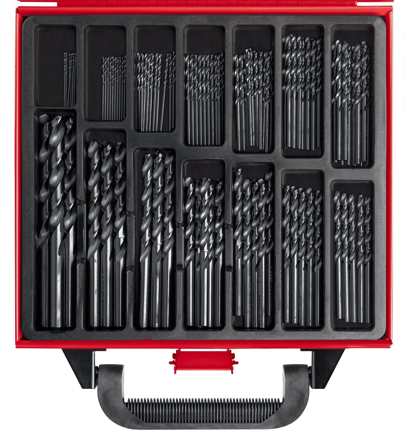 Набор сверл по металлу 1-10 мм, класс В, ЗУБР 29605-H99, сталь Р4М2, 99 штук в металлическом боксе - фото