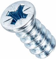 Евровинт с потайной головкой и шлицем PZ2, оцинкованная сталь