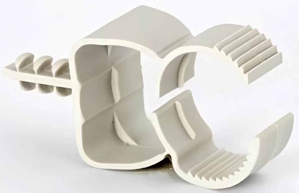 Дюбель со скобой и фиксирующим зажимом для труб Schnabl USA - фото