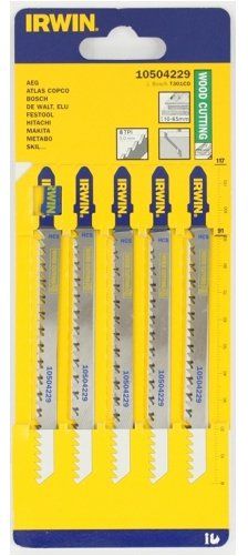 Изображение товара Набор пилок по дереву IRWIN T301CD 115 мм 5 шт. для лобзика