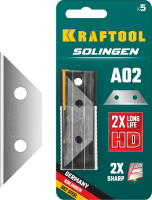 Лезвия трапециевидные Solingen-А02 Kraftool 09627-S5, 5 шт