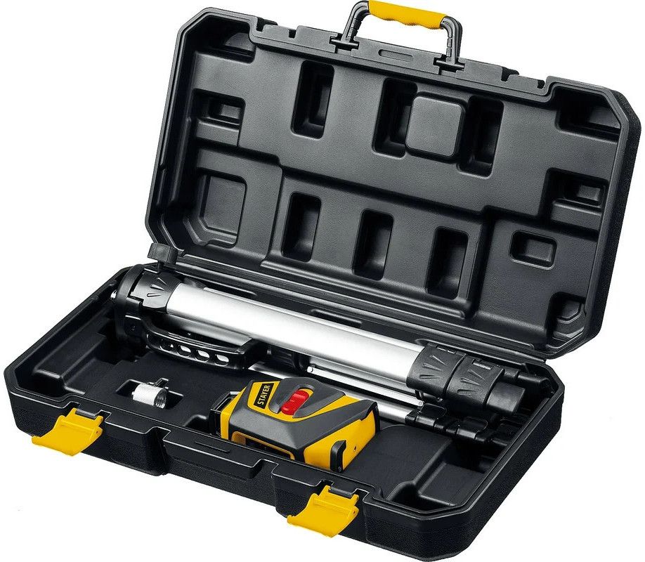 Нивелир лазерный линейный 20 м со штативом 120 см Stayer SL360-2 Professional 34962-2, в пластиковом кейсе - фото