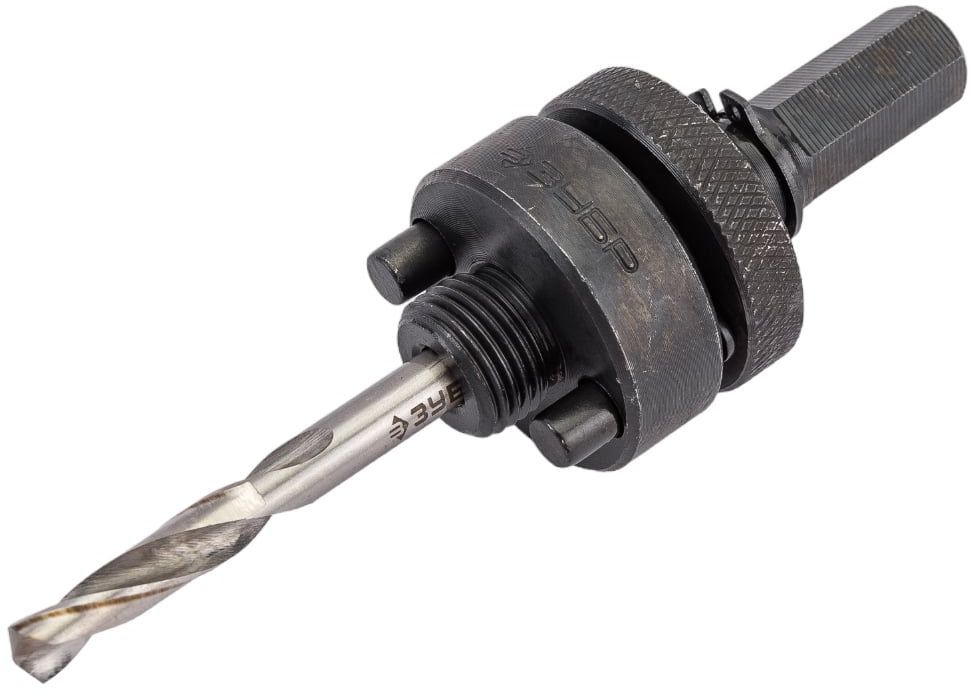 Державка для биметаллических коронок 32-152 мм ЗУБР 29532_z01, шестигранный хвостовик - фото