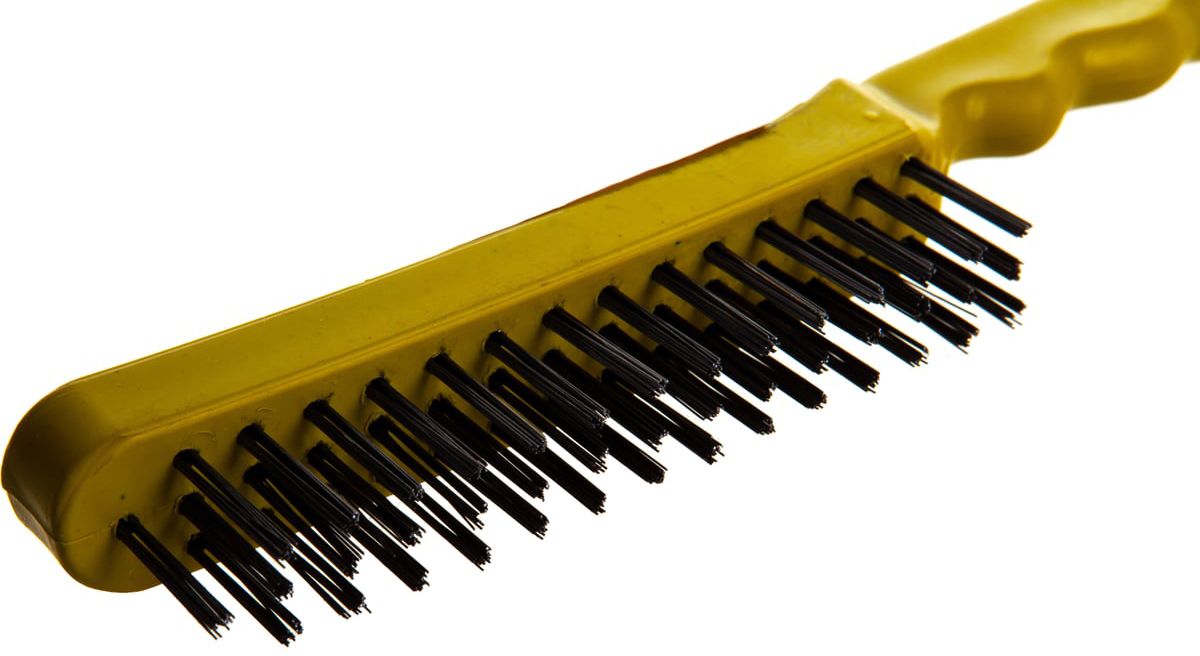 Щетка проволочная стальная с пластиковой ручкой Professional Stayer - фото