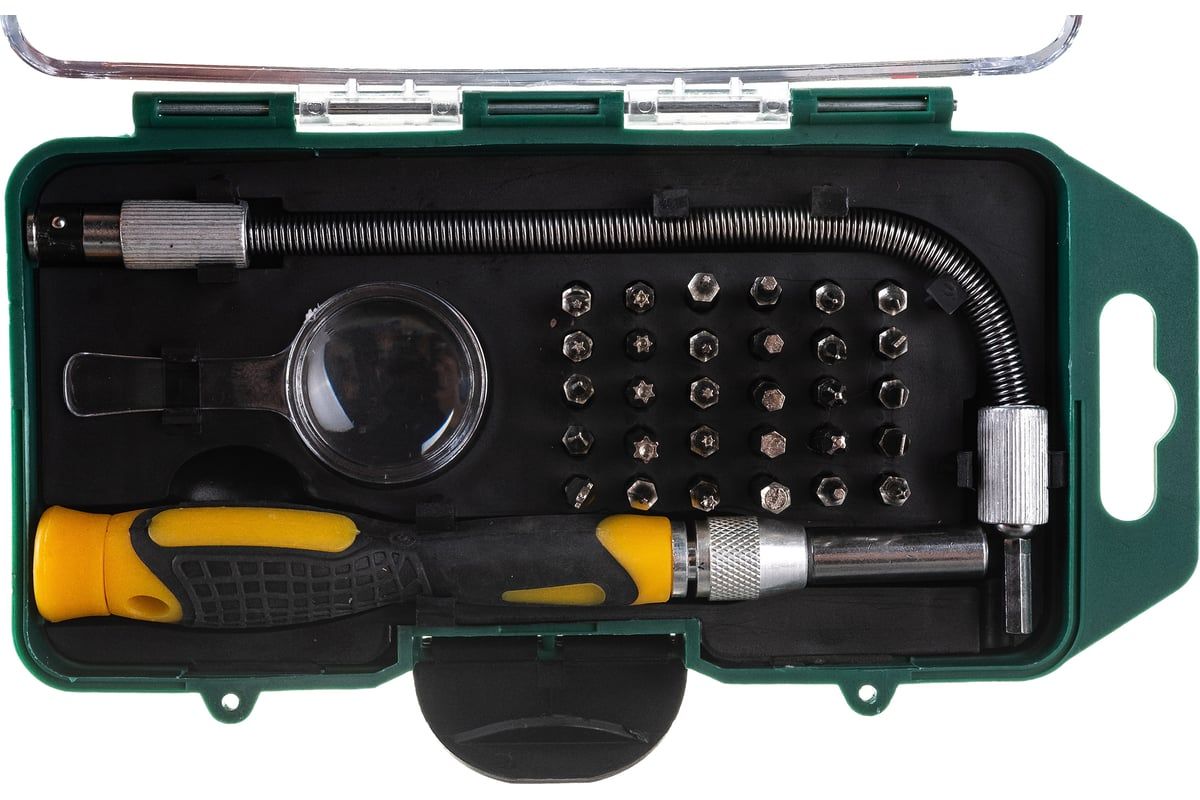 Отвертка для точных работ с гибким валом FIT 56190, 30 бит - фото