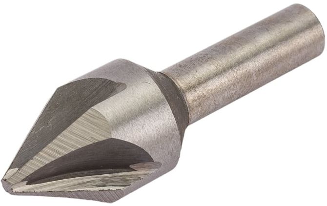 Зенковка по металлу 60°, 90°, 120° с цилиндрическим хвостовиком Р6М5 РИ - фото