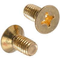 Винт с потайной головкой DIN 965 (ISO 7046), латунь
