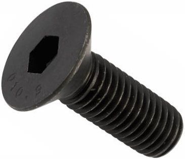 Винт М2х4 мм с потайной головкой и внутренним шестигранником DIN 7991 (ISO 10642), класс прочности 10.9, 500 шт - фото