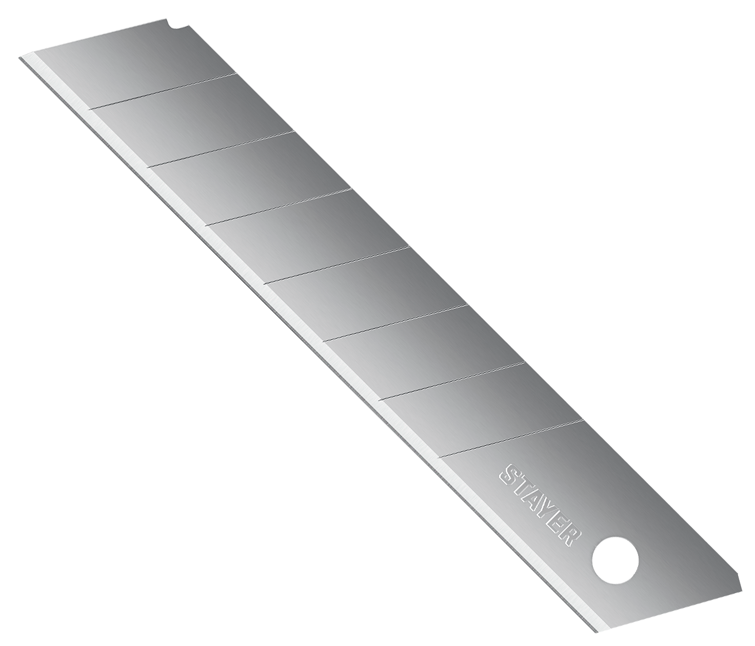 Изображение товара Лезвия сегментированные 18 мм Professional Stayer 09150-S10, 10 шт