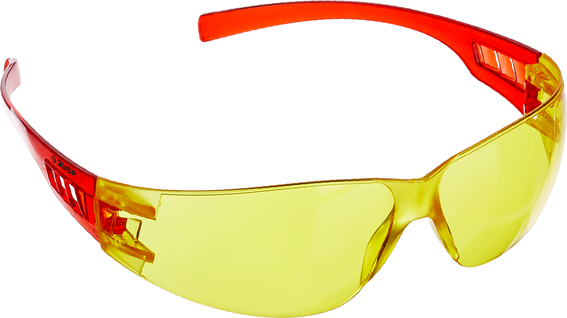 Очки защитные открытого типа ЗУБР 110326_z01, желтые - фото
