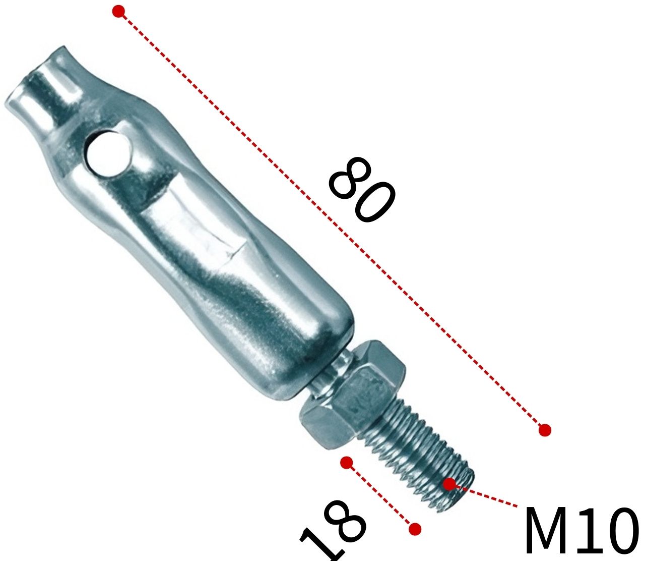 Маятниковый подвес для трубопроводов PDH M10 Fischer 079677 - фото