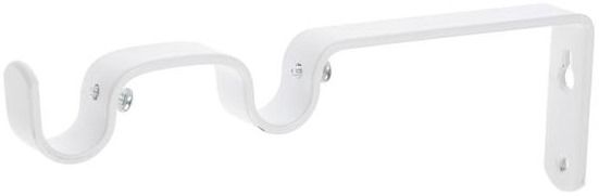 Кронштейн для карниза двухрядный D20 80/150 мм, цвет в ассортименте - фото