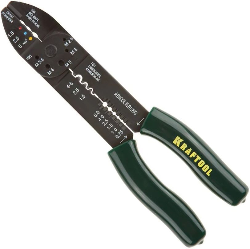 Стриппер многофункциональный 0,75-6 мм² Kraftool MK-7 22661 - фото