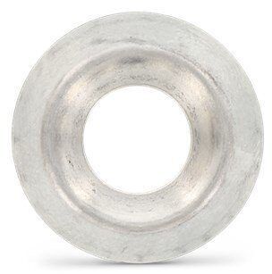 Шайба-розетка пустотелая для винтов с потайной головкой NFE 27-619 (WS9255), нержавеющая сталь А2 - фото