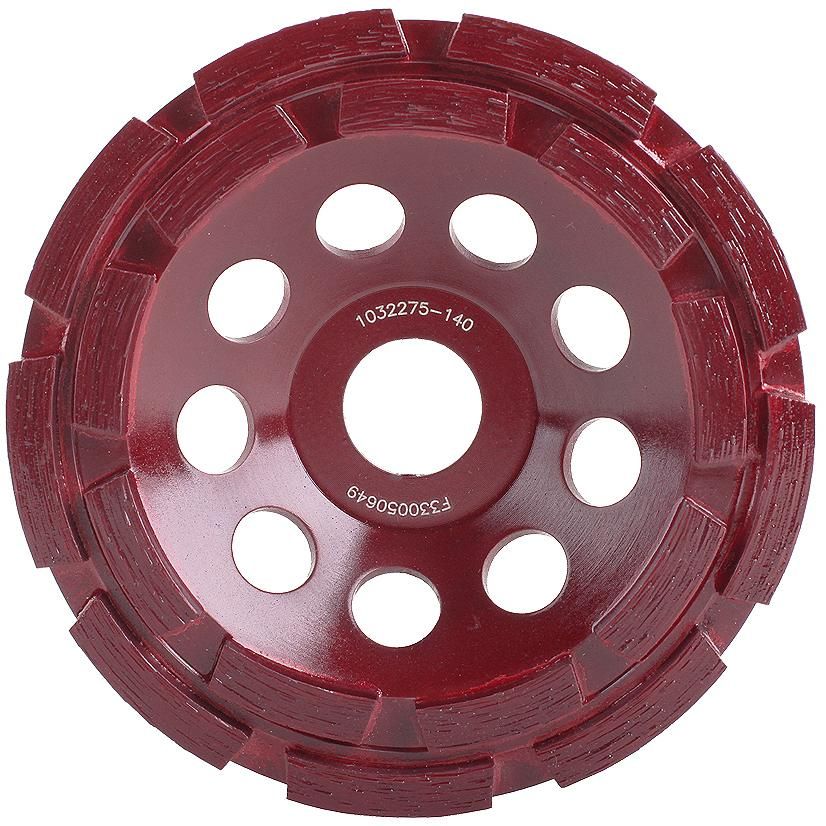 Чашка шлифовальная алмазная двухрядная по бетону 180 мм BG/M Messer 03-01-180 - фото