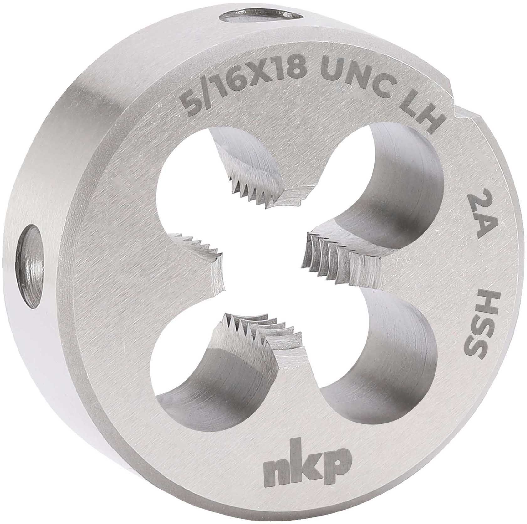 Плашка 1/4"-20 HSS DIN EN 22568 NKP 323214N, левая дюймовая резьба UNC - фото