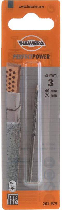 Сверло по бетону Perfect Power Hawera, цилиндрический хвостовик - фото